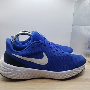 Nike Revolution 5 Youth Size 7 or Womens 8.5 BQ5671-401 Blue White Sneaker